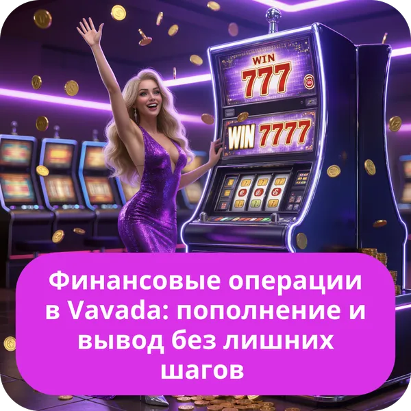 Финансовые операции в Vavada: пополнение и вывод без лишних шагов